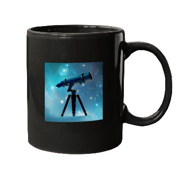Discover Astronomy Telescope Mugs