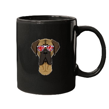 Discover English Mastiff Pet Mastiff UK Sunglasses I English Flag I Union Jack Mugs
