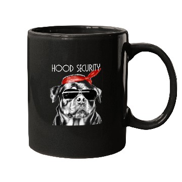 Discover Rottweiler Pet West coast rappers HIP HOP hood security fashion Mugs