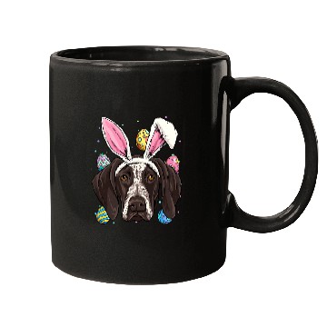 Discover German Shorthaired Pet Easter Bunny German Shorthaired Pointer GSP Puppy Mugs