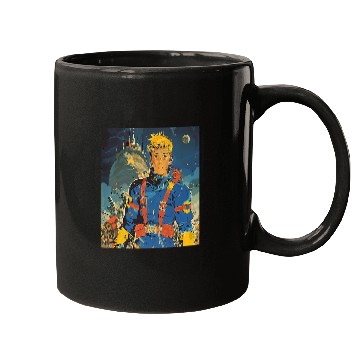 Discover Retro vintages 1950s Space SciFi Comic Book Outer Space Art Mugs