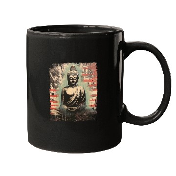 Discover Buddhist Monk Yin Yang Zen Meditation Buddha 21 Mugs