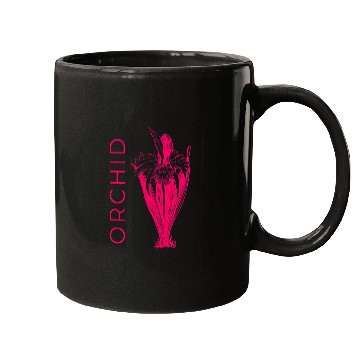 Discover Orchid Flower Graphic Florist Mugs