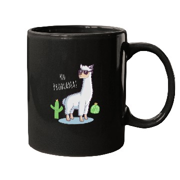 Discover Llama Pet No Problama 63 Mugs