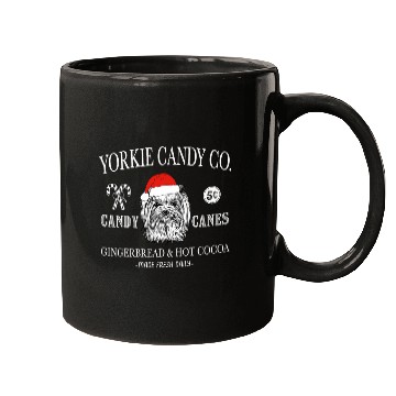 Discover Funny Santa Yorkshire Terrier Mom Christmas vintages Holiday Mugs