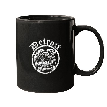 Discover Trendy Detroit Motorcycle Engine Mugs