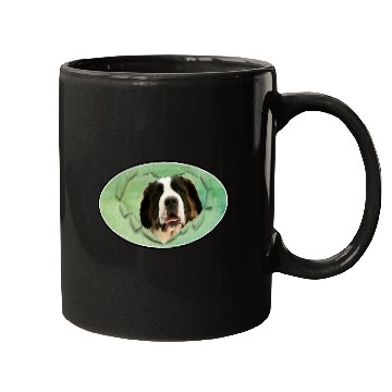 Discover Watercolor Dog Saint Bernard Mugs