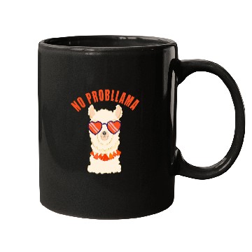 Discover Llama Pet No ProbLLama 2Funny LLama Pun 24 Mugs
