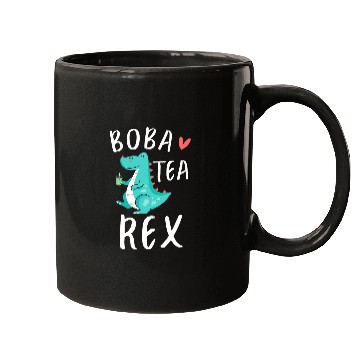 Discover Dinosaur Pet Boba Tea Dino Dinosaurs Bubble Pearl Milk Tea TRex Mugs