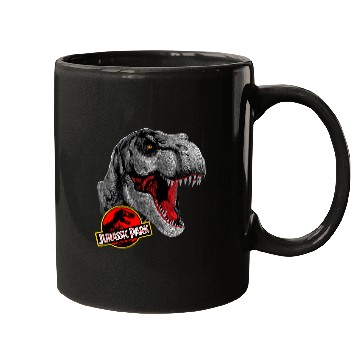 Discover Dinosaur Pet Jurassic Park TRex Circle Art Fill Graphic Mugs