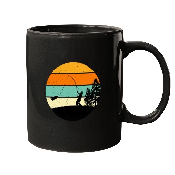 Discover Fishing Fun fishermen fishing at the lake vintages retro nostalgia Mugs
