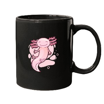 Discover Axolotls Pet Kawaii Baby Axolotls Pastel Salamander Animal Mugs