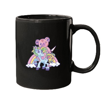 Discover Unicorn Pet Creepy Pastel Goth Soft Goth emo Evil teddy bear Unicorn 2 Mugs
