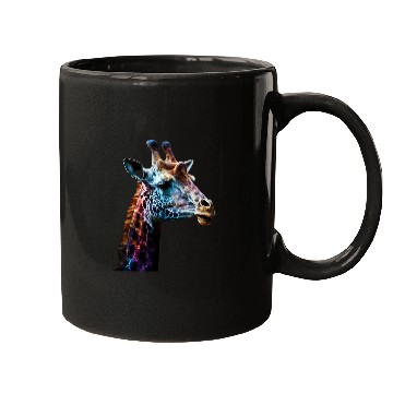 Discover Giraffe Pet Animal Print Art Mugs