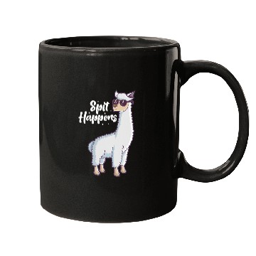 Discover Llama Pet Spit Happens Llama Alpaca Camelid Mugs