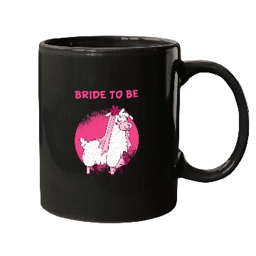 Discover Llama Pet Bride To Be Alpaca Llama Wedding Hen Party Mugs