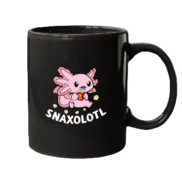 Discover Axolotls Pet SnAxolotls Snack Popcorn Cute Pink Axolotls Salamander Mugs