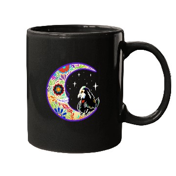 Discover Chicken Pet Dia de Los Muertos Skeletons Mugs
