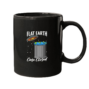 Discover Aliens UFO Flat Earth Alien Science Conspiracy Flat Earther Mugs