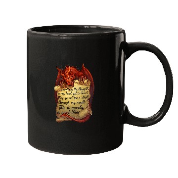 Discover Dragon Pet Sometimes The Thoughts In My Head Get So Bored Mugs