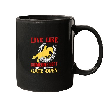 Discover Horse Pet Gate Open Horseshoe Horse Mugs
