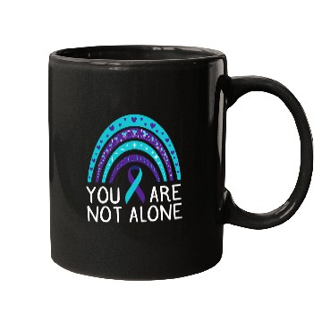 Discover suicides Prevention 988 Ribbon You Are Not Alone suicides Awareness Mental Health Mugs