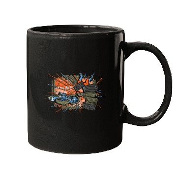 Discover Funny Biker Wipe Out Crash Men Motorcoss Motorcycle Mugs