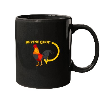 Discover Chicken Pet DEVINE QUOI Guess What Chicken Butt Mugs