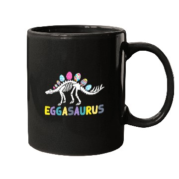 Discover Dinosaur Pet Eggasaurus Stegosaurus Easter Egg Dinosaur Funny Easter1 Mugs