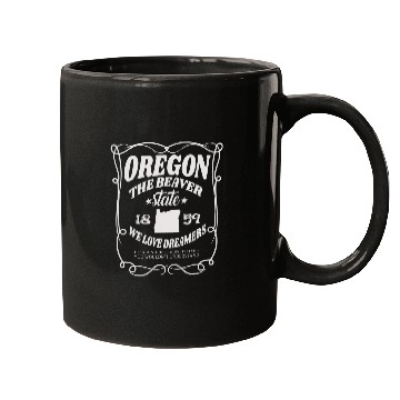 Discover Beaver Pet Oregon The Beaver State 1859 Oregon State Mugs