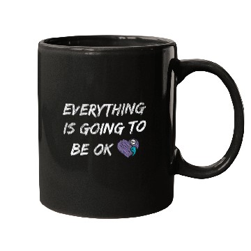Discover suicides Prevention 988 Ribbon Everything Is Going To Be Ok You Matter suicides Prevention 1 Mugs