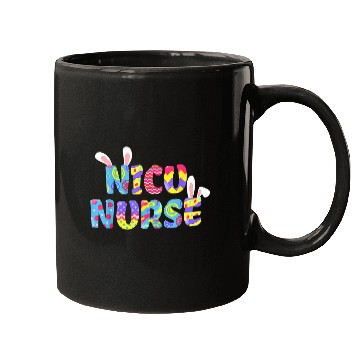 Discover NICU nurses Cute Bunny Ears Happy Easter Day Nursing Gifts Mugs