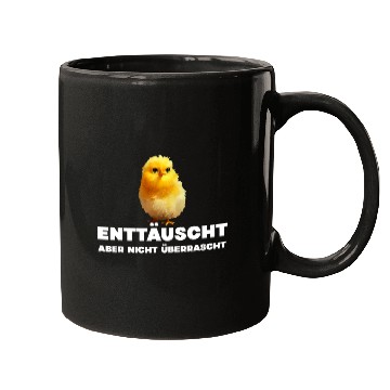 Discover Chicken Pet Disappointed but not surprised grumpy Cute Chicken German Mugs