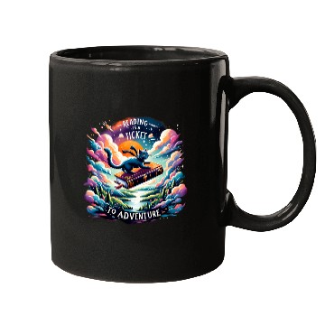 Discover Book Fun Adventure Begins At Your Library Cat Lovers Book Lovers Mugs