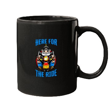 Discover Motorcycle Biker Here For the Ride Motorcyclist Mugs