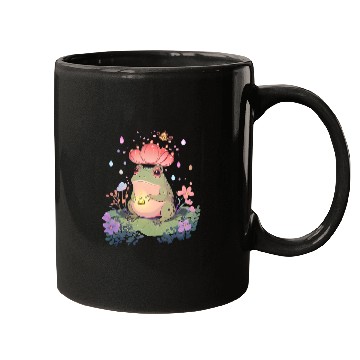 Discover Frog Pet Cottagecore Goblincore Aesthetic Frog Toad Lover Forestcore 4 Mugs