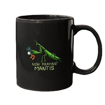 Discover Not Praying Mantis Bug Catching Insect Collector Entomology Mugs