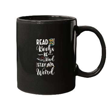 Discover Read Books Be Kind Stay Weird 22 Mugs