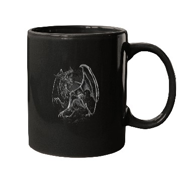 Discover Dragon Pet Gothic RPG Table Top Game Geometry Role Player Mugs