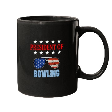 Discover Sport Bowling President of Bowling Phrase Bowling Beginners Mugs