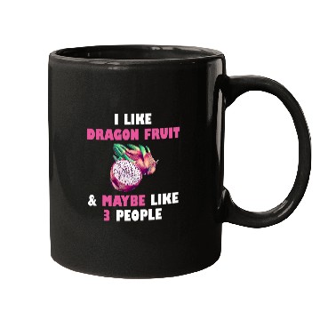 Discover Dragon Pet I Like Dragon Fruit Funny Pitaya Food Healthy Pitahaya Mugs