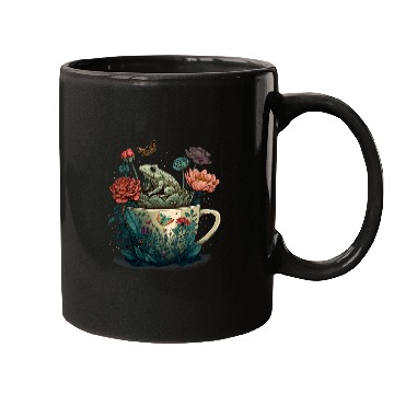 Discover Frog Pet Cottagecore Frog Toad and Mug Cute Forestcore Aesthetics Mugs