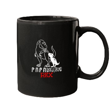 Discover Dinosaur Pet Fathers Day Papasaurus Rex Mugs