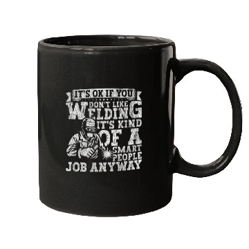Discover Welder Job Apparel Welding Blacksmith Metal Worker for Men Mugs