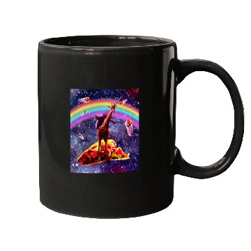 Discover Giraffe Pet Unicorns Giraffes Ridable Space Sloth Mugs