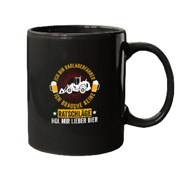 Discover Bulldozer Fun Mens Wheel Loader Construction Worker Construction Site Construction Mugs