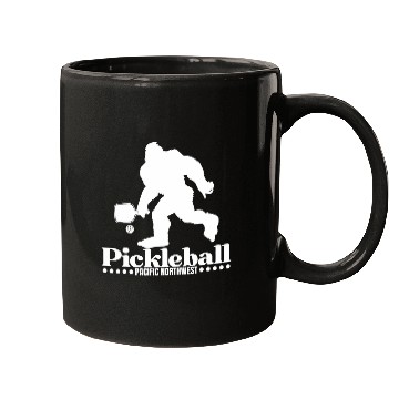 Discover Sport Pickleball Pacific Northwest Pickleball Player Bigfoot Pickleball Lover 2 Mugs