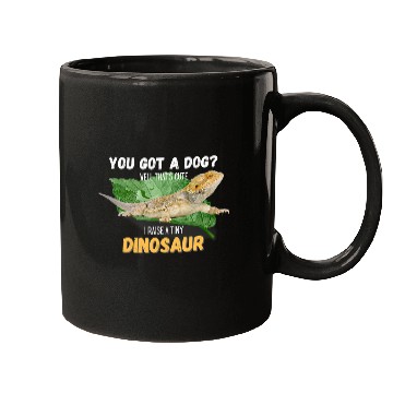 Discover Bearded Dragon Pet I Raised A Tiny Dinosaur Funny Bearded Dragon Animals Mugs