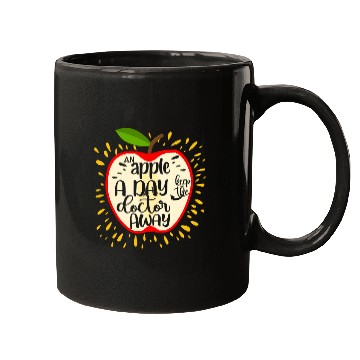 Discover An Apple a Day Keeps the Doctor Away Mugs