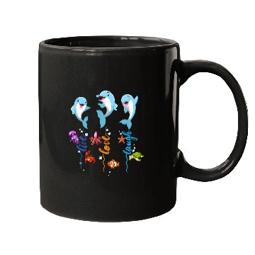 Discover Dolphin Pet Gift Live Laugh Love Mugs